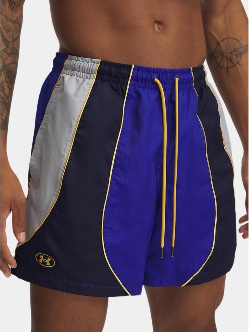 Under Armour Men's Blue and Navy Shorts